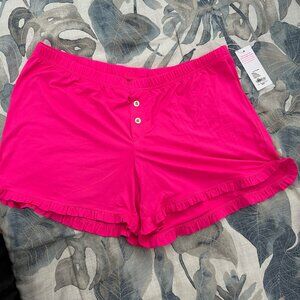 NWT Lilly Pulitzer Augustina PJ Short Passion Fruit Pink Size L
